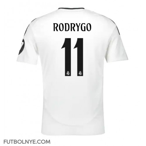 Camiseta Real Madrid Rodrygo Goes #11 Primera Equipación 2024-25 manga corta